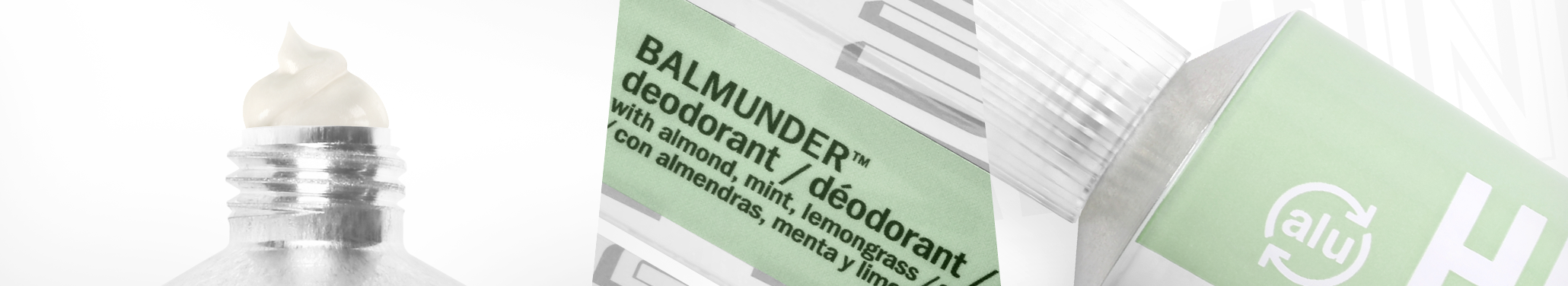 Hurraw! Almond Mint Lemongrass BALMUNDER deodorant