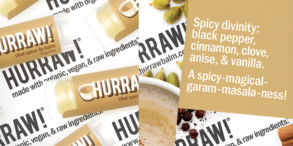 Hurraw! Chai Spice Lip Balm