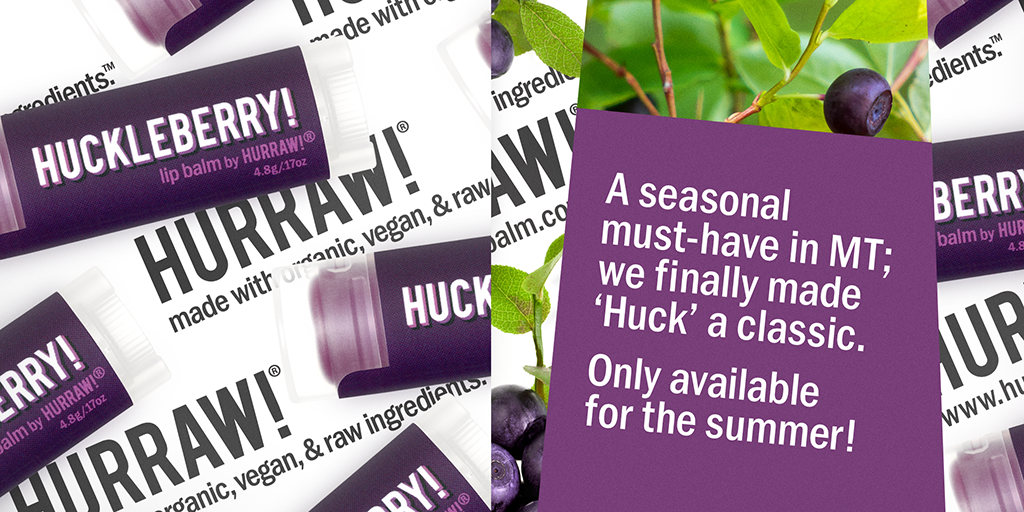 Hurraw! Huckleberry Lip Balm