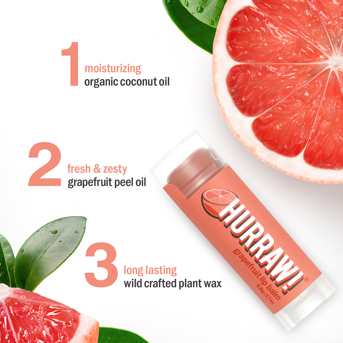 Grapefruit Lip Balm