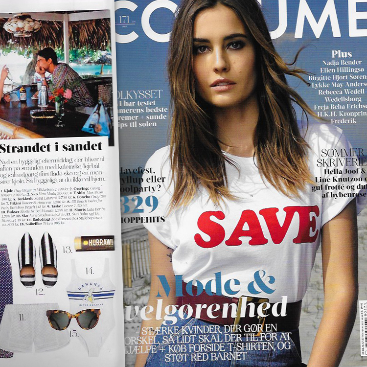 Hurraw! Sun Lip Balm SPF15 featured in COSTUME Magazine.